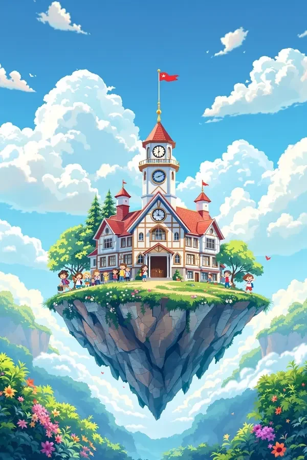 云端小学 高清海报
