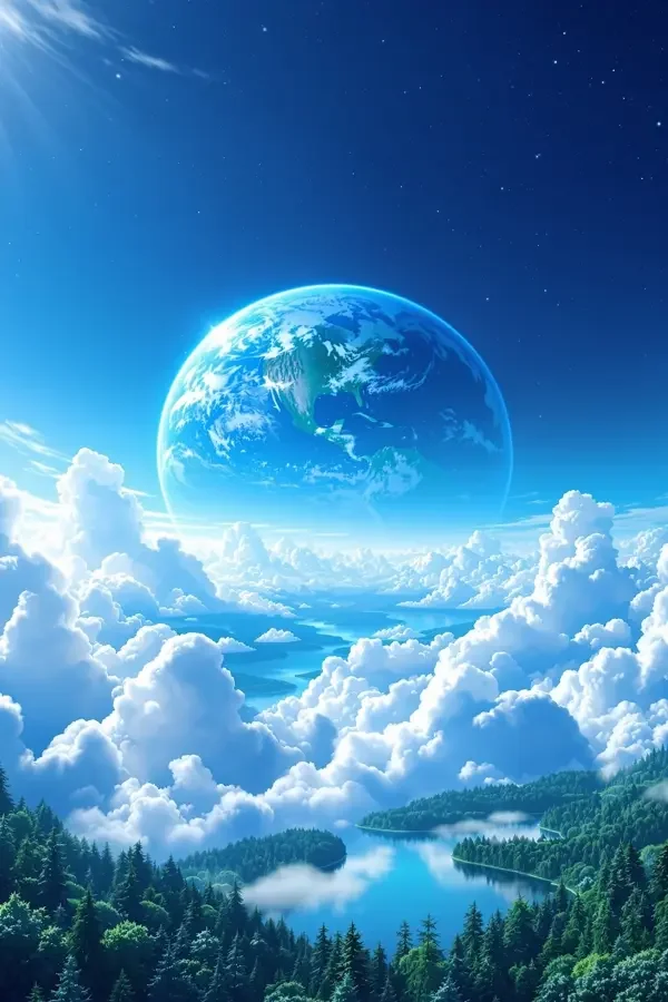 蓝色星球·云端 高清海报
